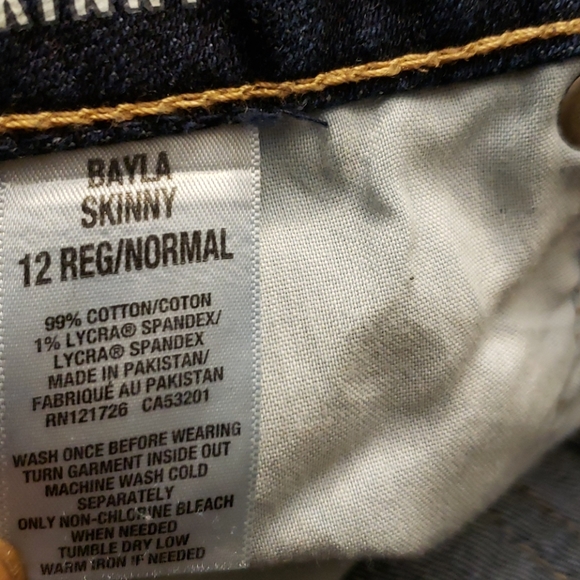 Aeropostale Blue Jean's Size 12 Reg - Picture 8 of 8